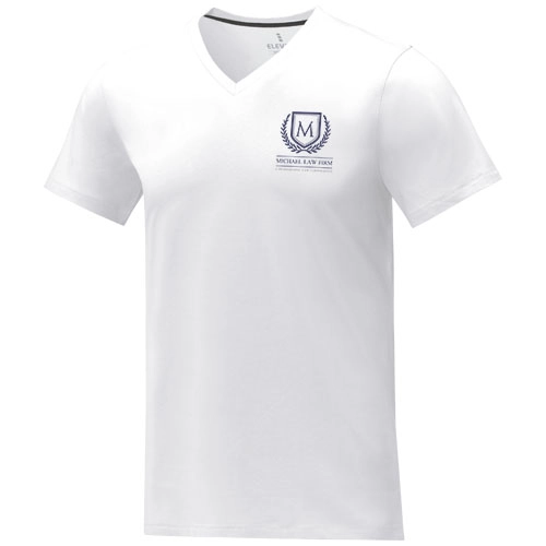 Somoto short sleeve men's v-neck t-shirt 
