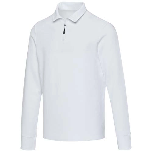 Apollo 245 g/m² long sleeve unisex half zip polo