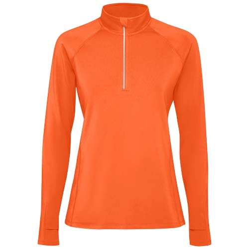 Estambul 200 g/m² long sleeve women's half zip sweatshirt