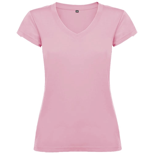 Victoria 155 g/m² short sleeve women's v-neck t-shirt