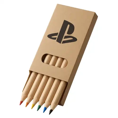 6 Piece 9cm Pencil Set