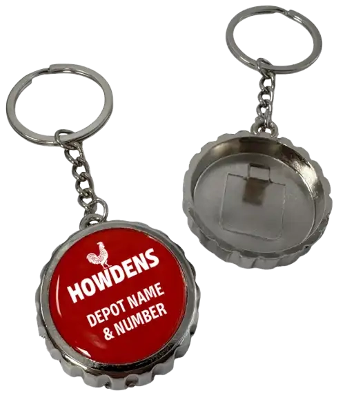 Bottle Lid Bottle Opener Keyring