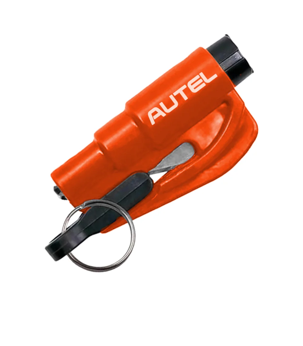 Window Breaker Seatbelt Cutter Whistle Keyring