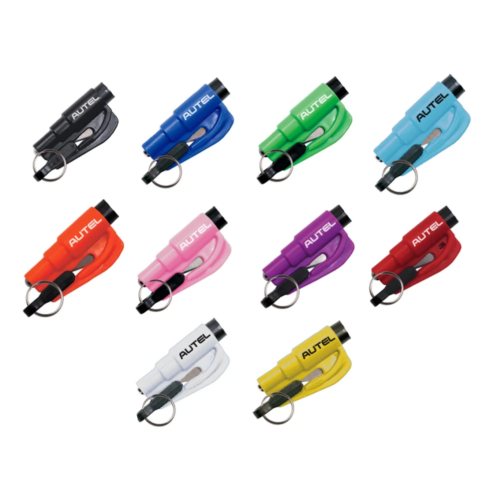 Window Breaker Seatbelt Cutter Whistle Keyring