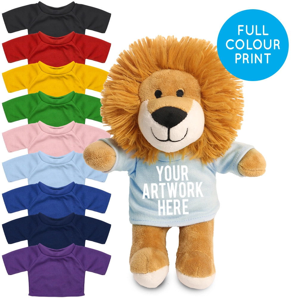 Printed 20cm Louis Lion - Baby Blue T-shirt