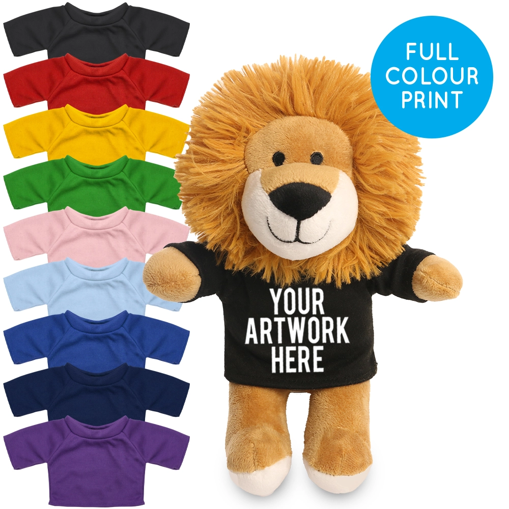Printed 20cm Louis Lion - Black T-shirt