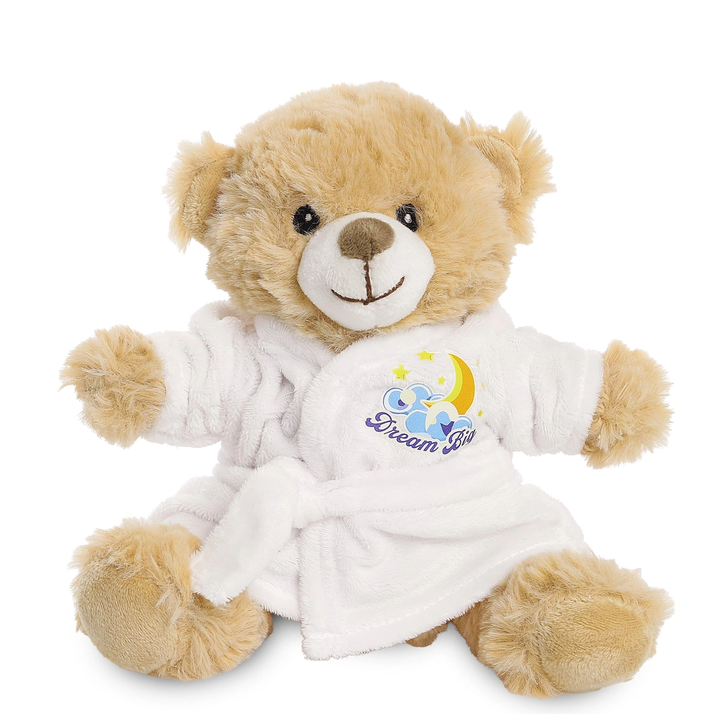 17cm ECO Honey Catherine bear with Dressing Gown