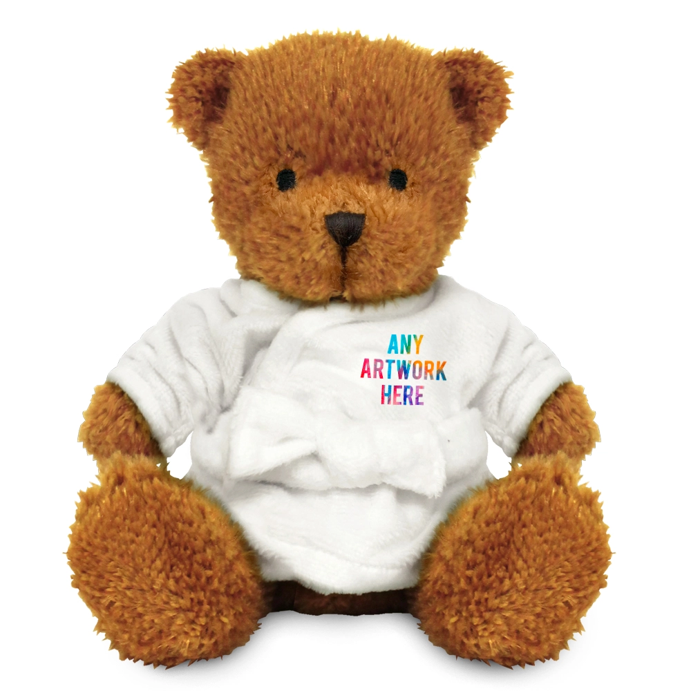 Golden 18cm James Bear with Dressing Gown