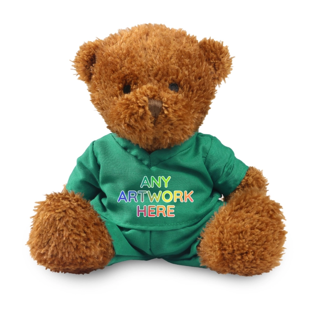 Brown 18cm James Bear with Scrubs Outfit