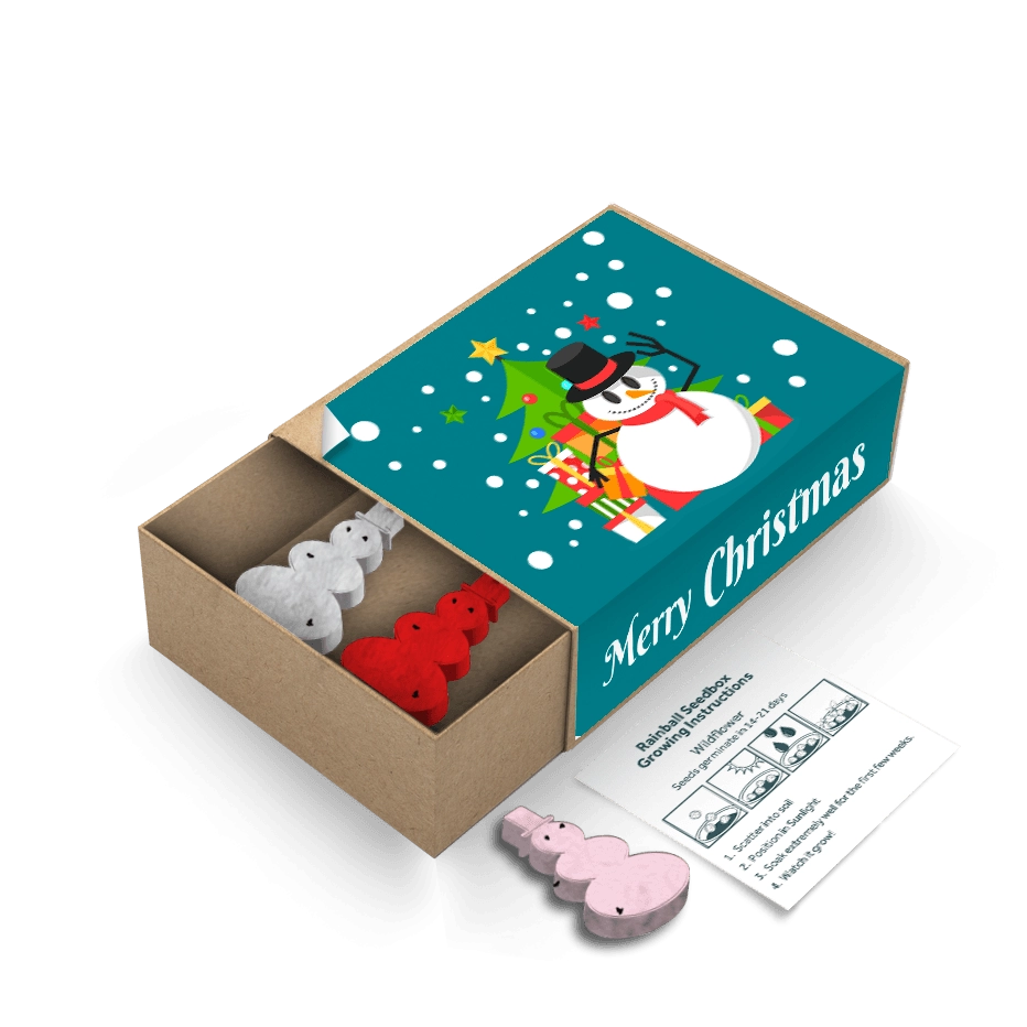 Snowman Rainball Seedboxes