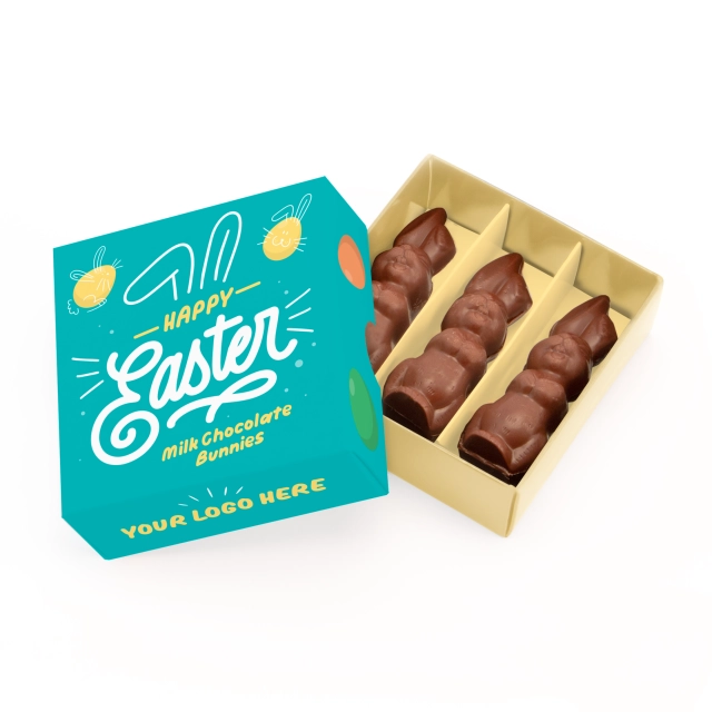 Easter - Eco Treat Box - Chocolate Bunnies