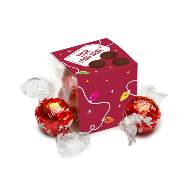 Winter Collection - Clear Cube - Lindor Truffles