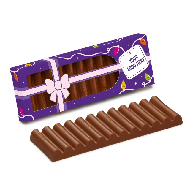Winter Collection - Eco 12 Baton Present Box - Milk Chocolate³