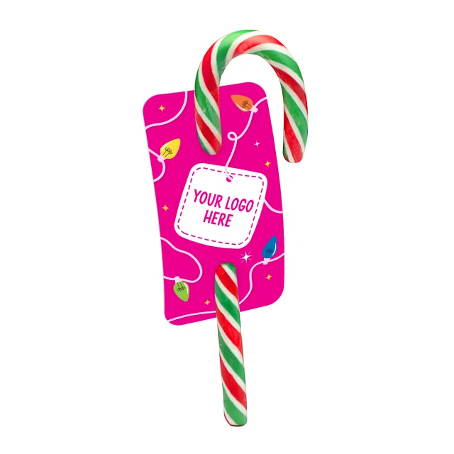 Winter Collection - Eco Info Card - Peppermint Candy Cane