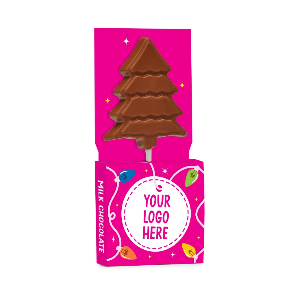 Winter Collection - Eco Lolly Box - Milk Chocolate³ - Christmas Tree Lolly