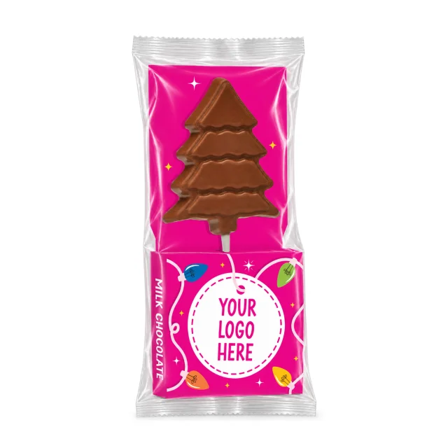 Winter Collection - Eco Lolly Box - Milk Chocolate³ - Christmas Tree Lolly