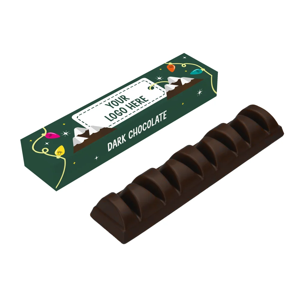 Winter Collection - Eco Mountain Bar - Vegan Dark Chocolate