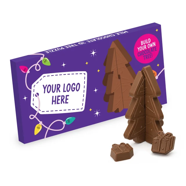 Winter Collection - Eco Tree Box - 3D Chocolate Tree