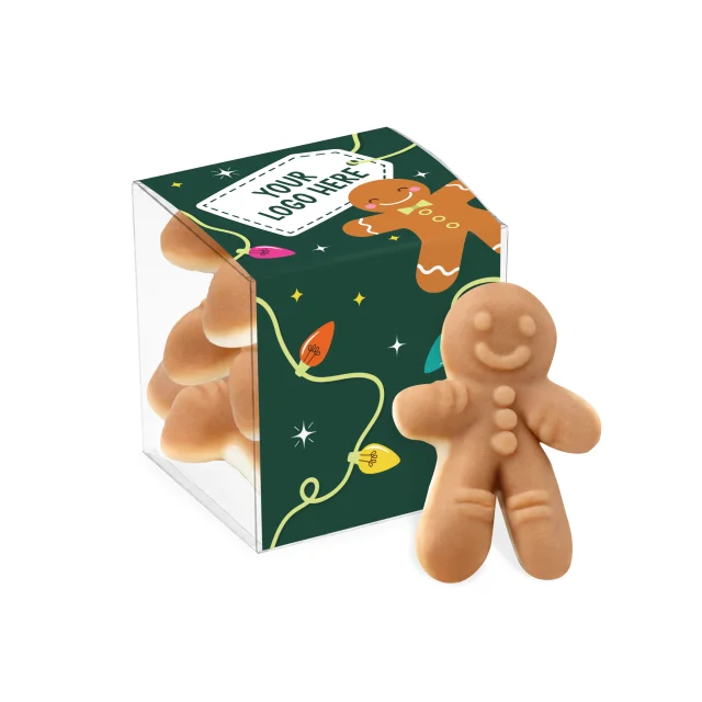 Winter Collection - Clear Cube - Gingerbread Men
