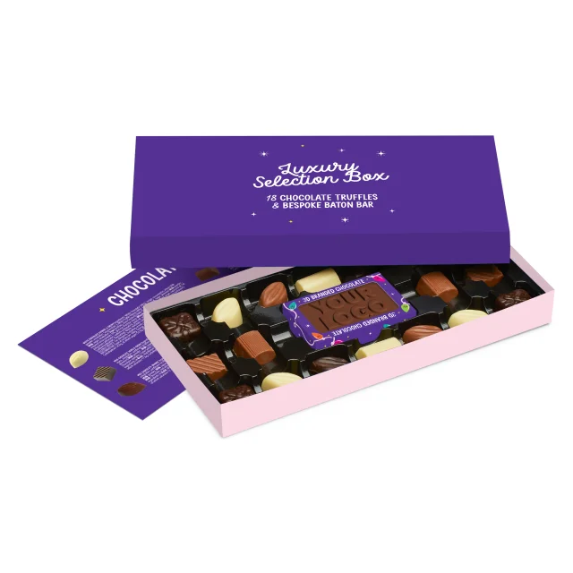 Winter Collection - Selection Box - 18x Chocolate Truffles & Bar