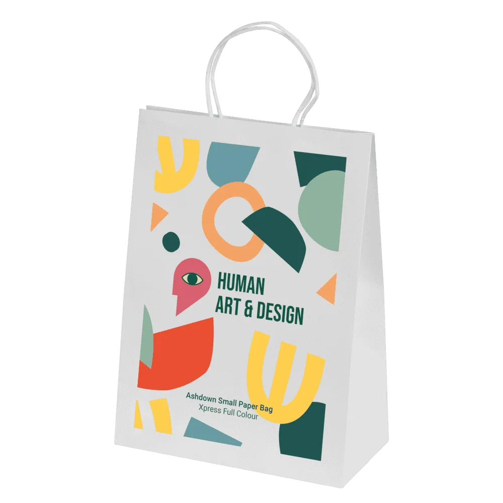 Bags - Ashdown Small Paper Gift Bag with Twisted Handles