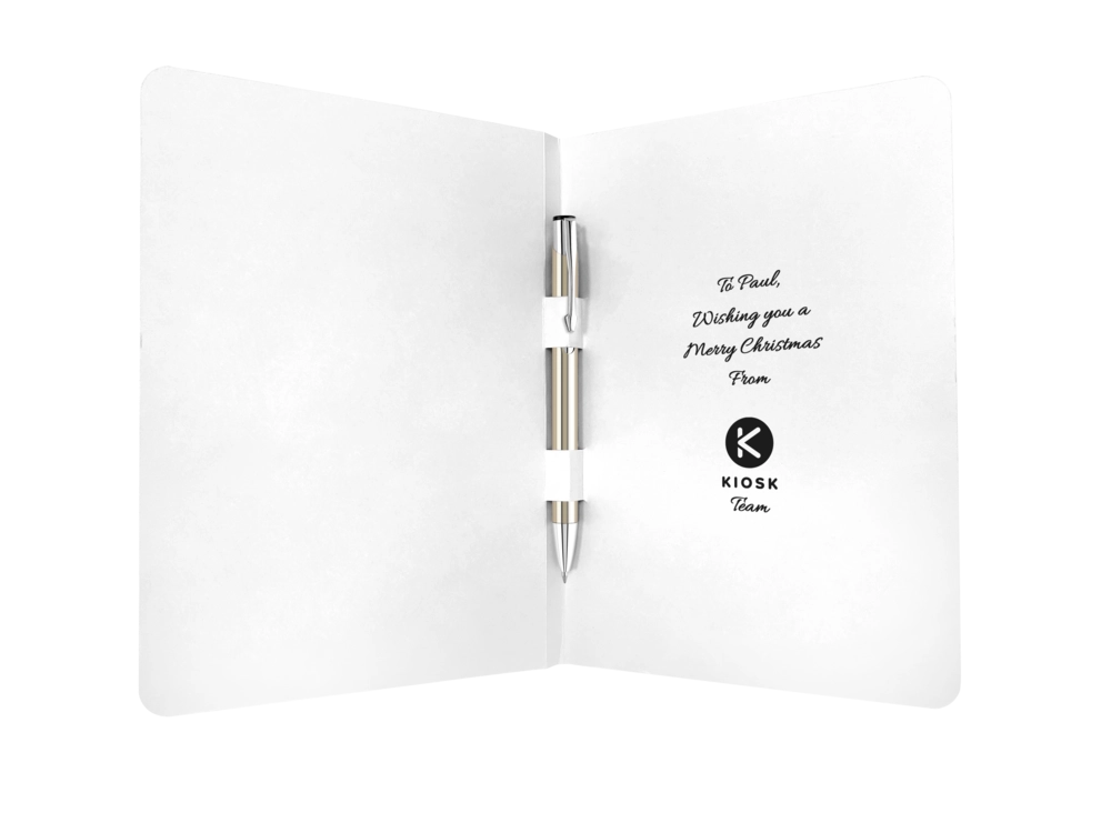 Greeting Card with Electra GRS Recycled Ballpoint Pen