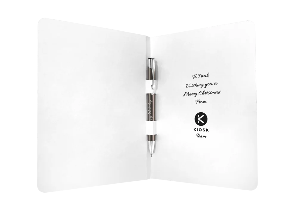 Greeting Card with Electra GRS Recycled Ballpoint Pen