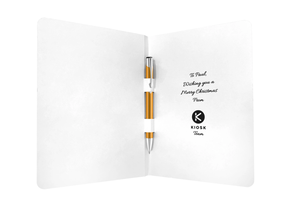 Greeting Card with Electra GRS Recycled Ballpoint Pen