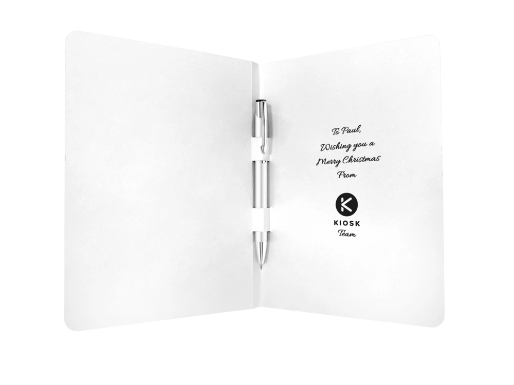 Greeting Card with Electra GRS Recycled Ballpoint Pen