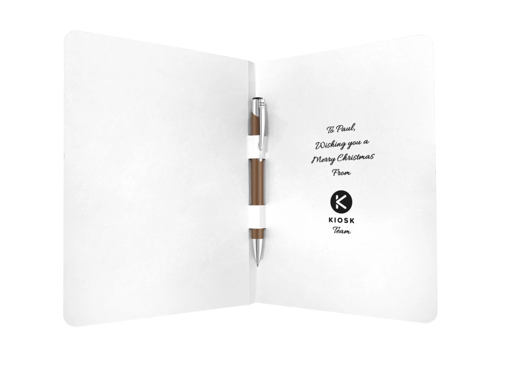 Greeting Card with Mood Softfeel GRS Recycled Ballpoint Pen