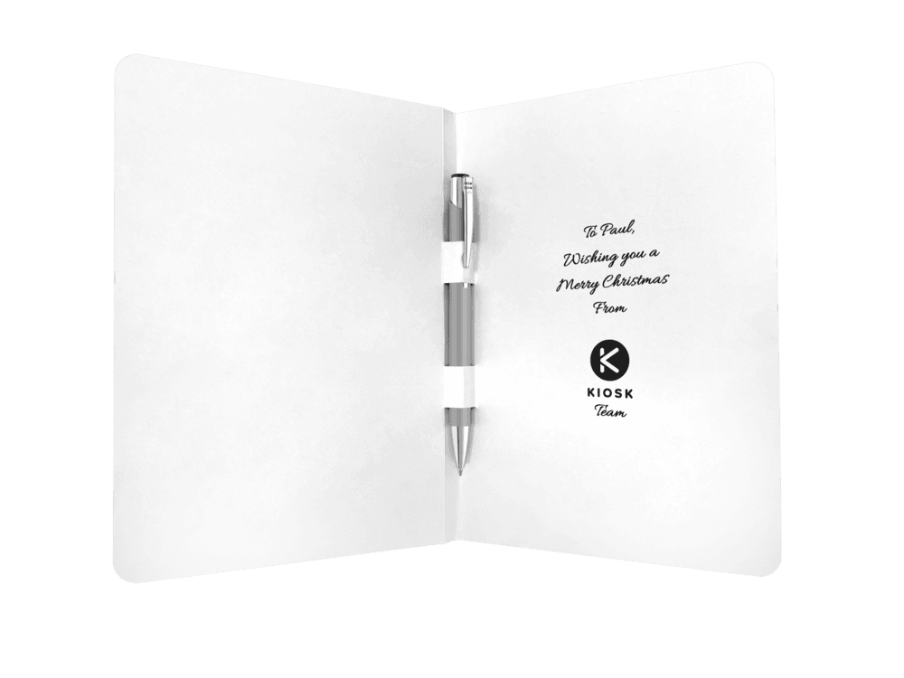 Greeting Card with Mood Softfeel GRS Recycled Ballpoint Pen