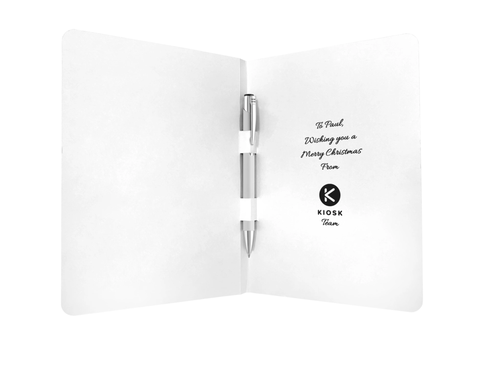 Greeting Card with Mood Softfeel GRS Recycled Ballpoint Pen