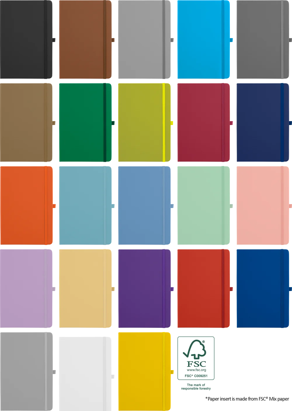 Mood A5 FSC Soft Feel Notebook