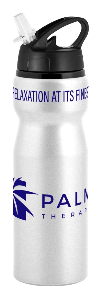 Nova Aluminium Water Bottle with Flip Sipper Lid - 750ml