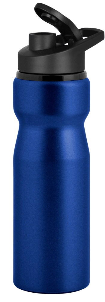 Nova Aluminium Water Bottle with Snap Cap Lid - 750ml