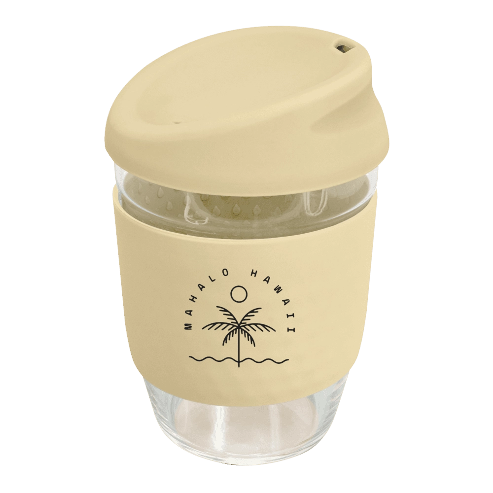 Kiato Borosilicate Glass Coffee Cup - 350ml