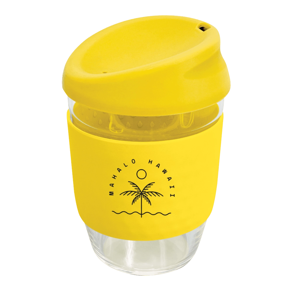 Kiato Borosilicate Glass Coffee Cup - 350ml
