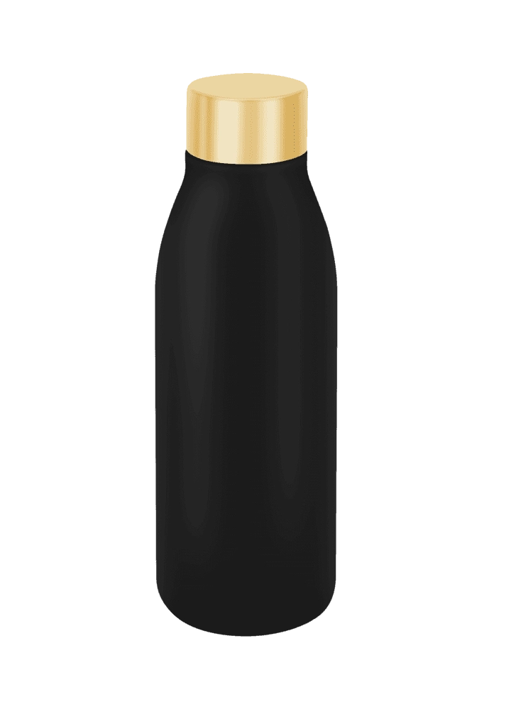 Stella Double Walled Vacuum Bottle - 600ml White/Gold