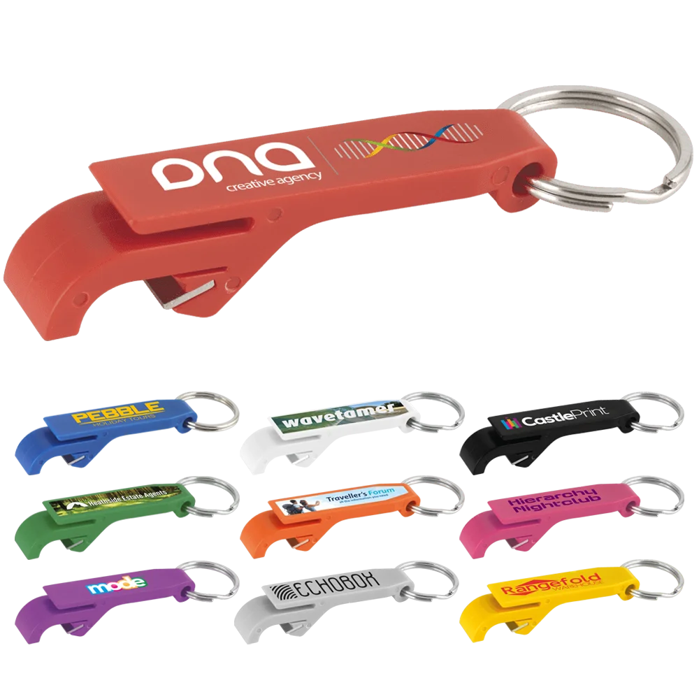 Keyring Bottle Opener GRS Recycled