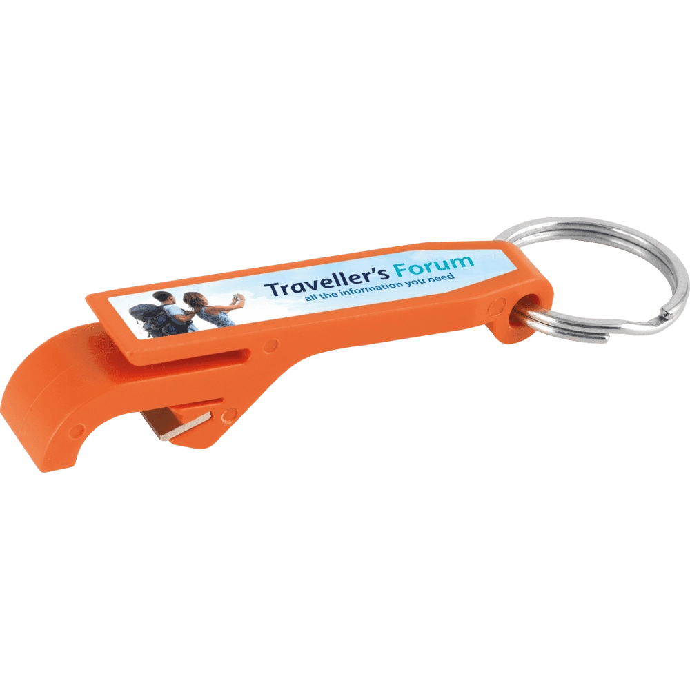 Keyring Bottle Opener GRS Recycled