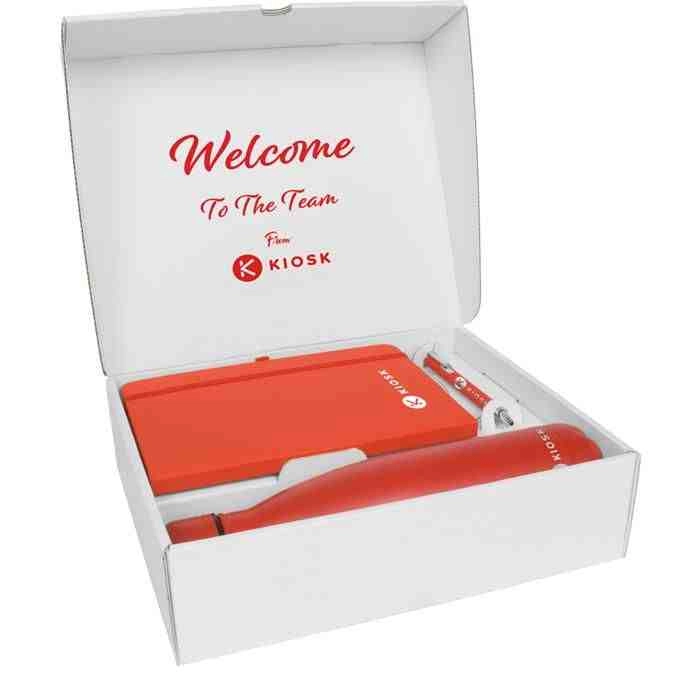 Mood Gift Box 1 with A5 FSC Notebook, Soft Feel Ballpoint Pen & Vacuum Bottle