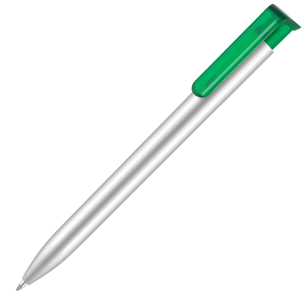 Absolute Argent Ballpoint Pen (Blue Ink)