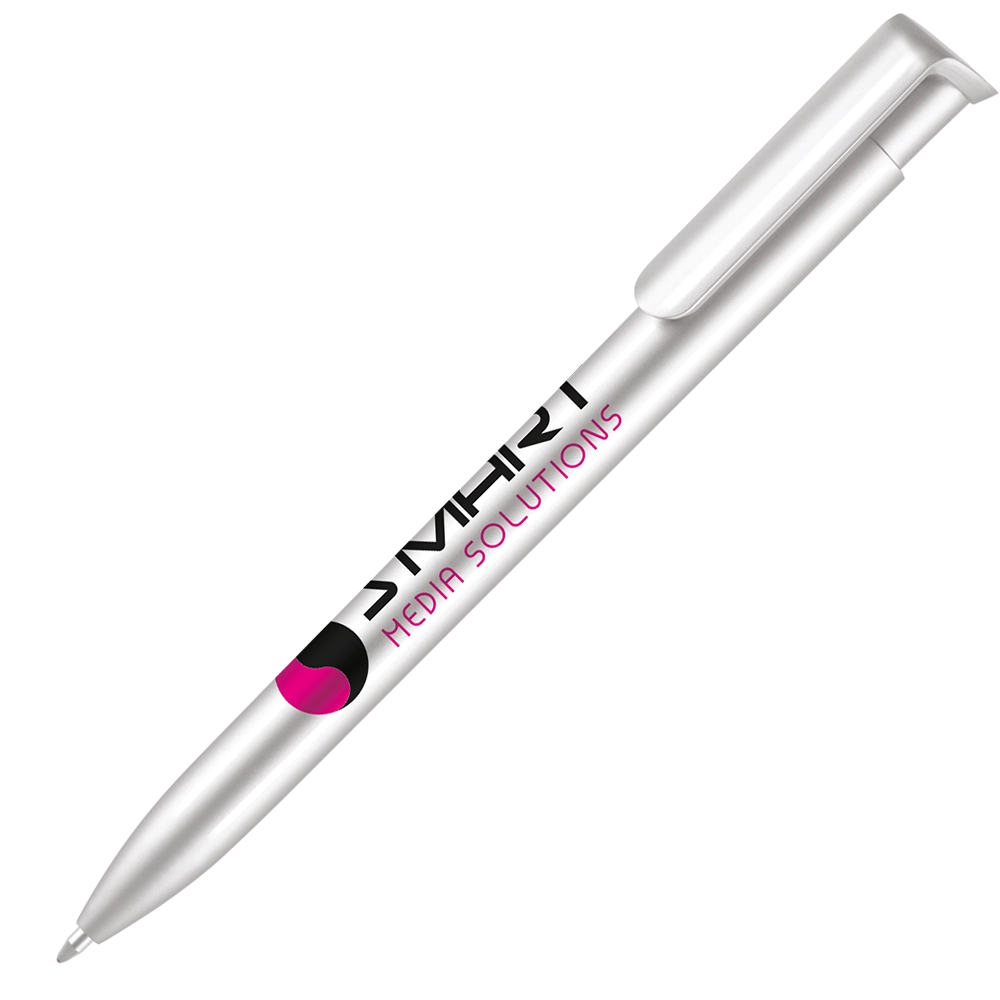 Absolute Argent Ballpoint Pen (Blue Ink)
