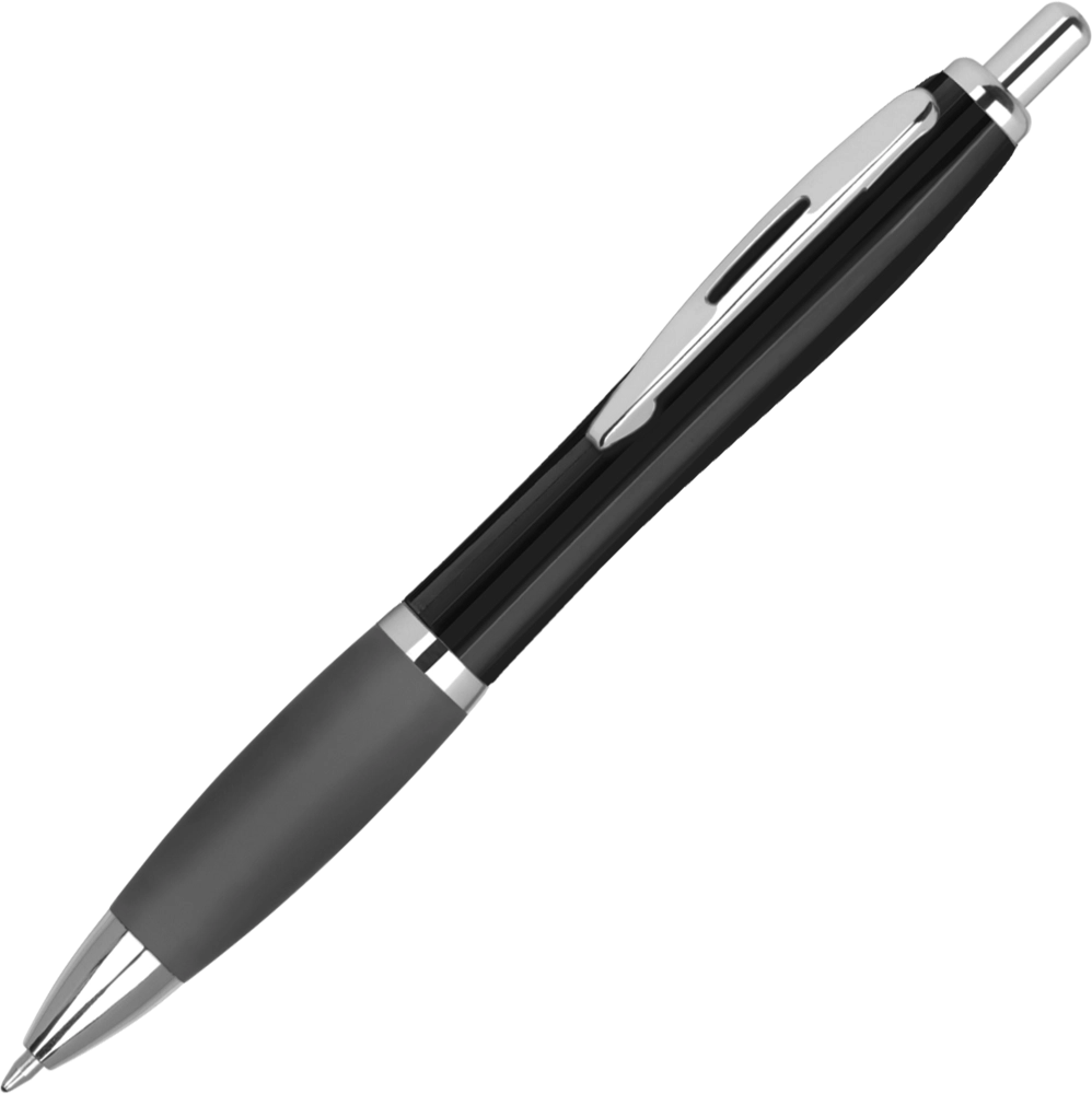 Contour Night Ballpoint Pen - Black - Silver