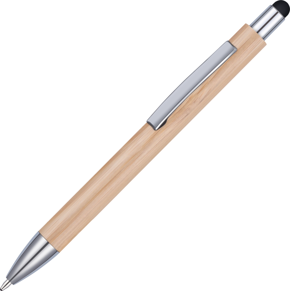 Ergo-i Bamboo Ballpoint Pen with Stylus