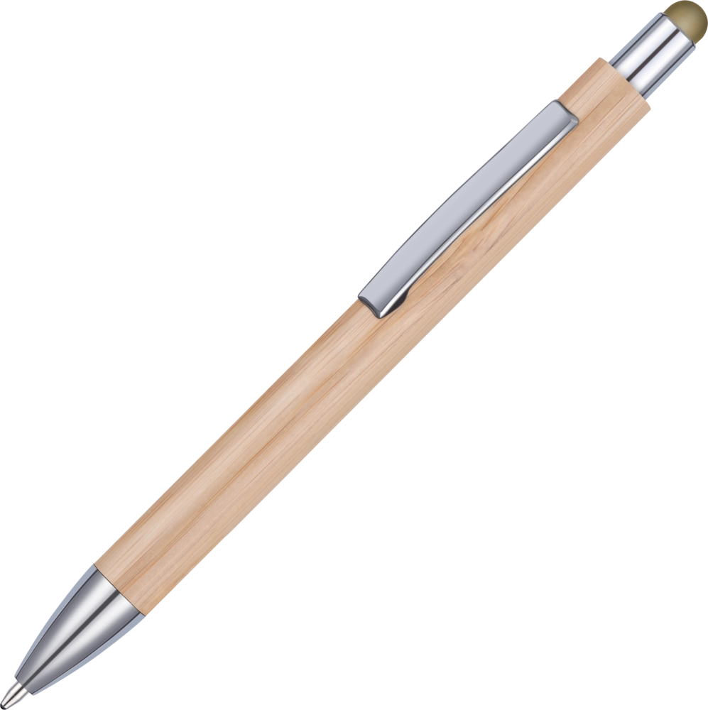 Ergo-i Bamboo Ballpoint Pen with Stylus