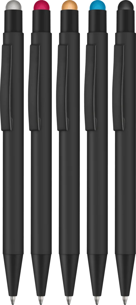 Ergo-i Soft Feel Noir Metal Ballpoint Pen with Stylus