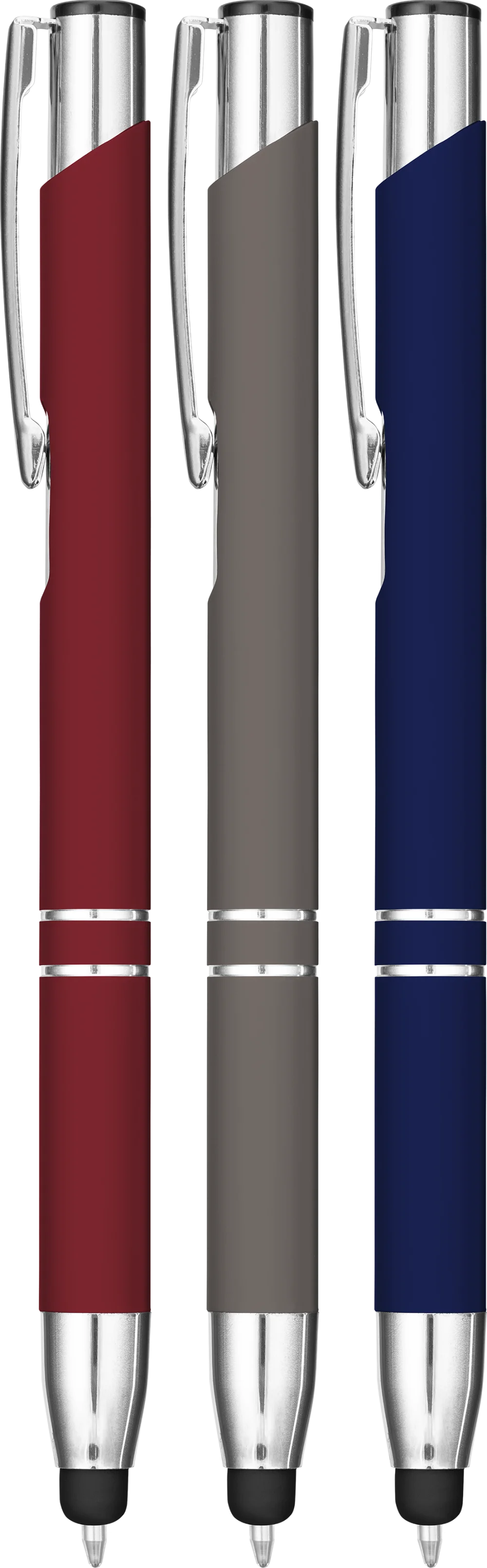Electra Classic GRS Recycled Soft Feel Metal Ballpoint Pen with Stylus
