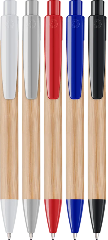 Panda Bamboo Ballpoint Pen 