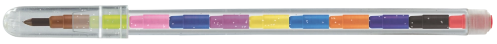 Popper Crayon Pen - Multicolour